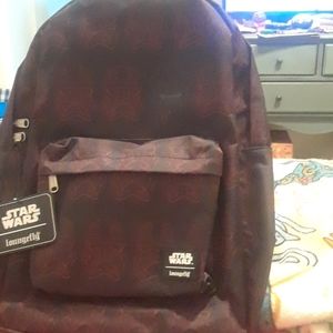 Loungefly Star Wars Red Sith Tropper Nylon Backpack Loungefly Star Wars Red Sith Tropper Nylon Backpack